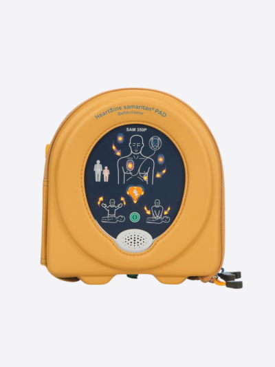 The Samaritan PAD is lighter (2.4 lbs) and smaller than other defibrillators. The Samaritan PAD resists shock and vibration and carries an IP56 rating, the industry’s highest rating against dust and water. It can be taken and used virtually anywhere, even in the most inclement conditions.